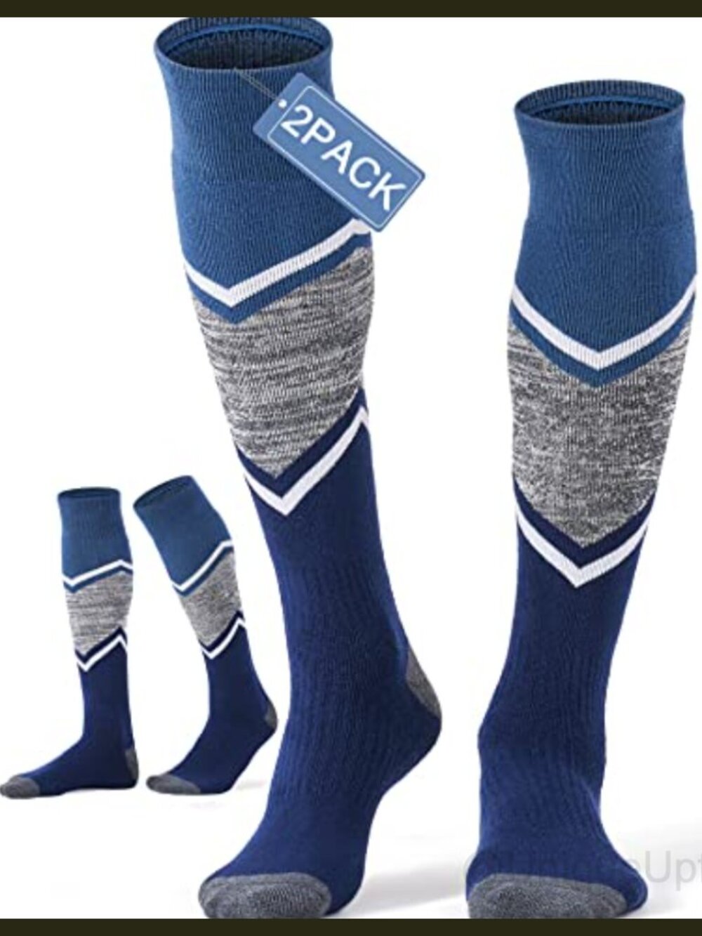 Merino Wool Knee High Ski Socks for Men and Women Warm Thermal